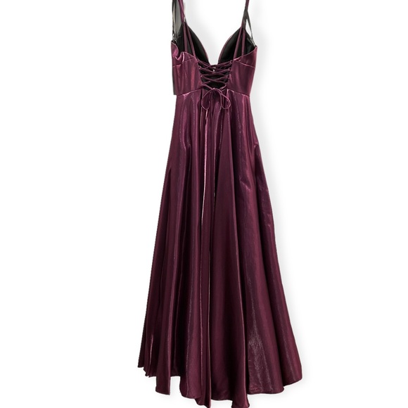 Sherri Hill #53548 Purple Special Occasion Dress NWT - Picture 4 of 14